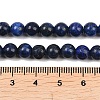 Dyed Natural Grade AA Lapis Lazuli Round Bead Strands G-M290-6mm-AA-4