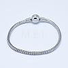 304 Stainless Steel European Style Bracelets for Jewelry Making X-PPJ-F002-01A-1