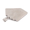 304 Stainless Steel Pendants STAS-K283-22P-02-2