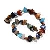 Natural & Synthetic Mixed Gemstone Beads Strands G-Z088-03-3