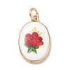 Printed Brass Pendants KK-CBA9B3D-02G-05-1