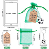 AHADERMAKER 20Pcs Organza Gift Bags with Drawstring OP-GA0003-34-2