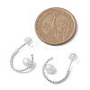 Natural Pearl Ear Studs EJEW-P286-04P-3