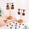 50Pcs Wood Stud Earring Finding FIND-SP0001-19B-4
