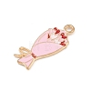 Valentine's Day Alloy Enamel Pendants ENAM-I084-01KCG-09-2