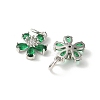 Brass Micro Pave Cubic Zirconia Pendants KK-U067-03P-02-2