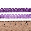 Imitation Jade Crackle Glass Beads Strands GLAA-N068-01A-A10-5