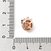 Brass Pave Cubic Zirconia Pendants KK-E791-01RG-3