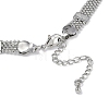 Rack Plating Brass Multi-Strand Ball Chain Necklaces for Women NJEW-K382-04P-2