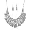Alloy Pendant Necklaces & Dangle Earrings FS-WG2D2E5-01-3