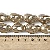 Electroplated Glass Beads Strands GL-CBA89C7-01A-4