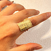 304 Stainless Steel Cuff Rings RJEW-S626-10G-B-1