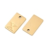304 Stainless Steel Pendants SA-CBA1839-21G-X-2