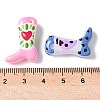 Painted Glass Beads Enamel Beads X1-BLOW-D300-01A-3