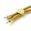 Half Finished Twisted Milan Rope Slider Bracelets FIND-G032-01G-05-3