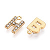 304 Stainless Steel and Rhinestone Pendants STAS-T071-11A-G-3