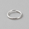 925 Sterling Silver Open Jump Rings STER-WH0008-30-2