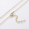 304 Stainless Steel Chain Necklaces NJEW-O108-42G-4