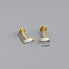 925 Sterling Silver with Synthetic Opal Cartilage Earrings FS-WG3DFDB-15-1