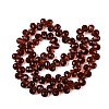 Transparent Glass Beads Strands GLAA-Q116-01A-B17-2