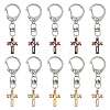 20Pcs Wood Cross Pendant Decorations HJEW-YW00293-1