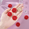 AHADERMAKER 20pcs Alloy Rhinestone Cabochons ALRI-GA0001-08B-3