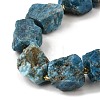 Raw Rough Natural Apatite Beads Strands G-Z087-B12-4