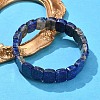 Natural Lapis Lazuli Beads Stretch Bracelets BJEW-F523-07-3