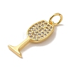 Brass Micro Pave Cubic Pendants LS-KK-U027-07G-01-3