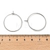 Brass Hoop Earrings Findings IFIN-R211-01P-3