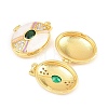 Brass Locket Pendants KK-D232-12G-01A-2