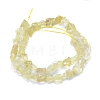 Raw Rough Natural Lemon Jade Beads Strands G-I279-B11-2