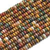 Natural Ocean Jasper Beads Strands G-P575-A36-4x2mm-2