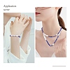 3Pcs Natural Shell & Plastic Pearl Flower & Glass Beaded Necklaces and Stretch Bracelet Set SJEW-SW00010-03-7