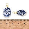 Handmade Porcelain Pendants PALLOY-JF06044-3