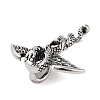 Retro 304 Stainless Steel Big Pendants STAS-I205-35AS-2