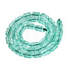 Crackle Transparent Glass Beads Strands GLAA-N068-05A-05-2