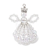 Transparent Acrylic Big Pendants PALLOY-MZ01193-01-1