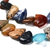 Natural & Synthetic Mixed Gemstone Beads Strands G-Z088-03-4