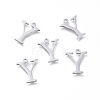 Non-Tarnish 304 Stainless Steel Charms STAS-L263-19P-1