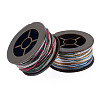 2 Rolls 2 Colors Segment Dyed Round Polyester Twisted Cords OCOR-TA0003-71-2
