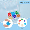 6Pcs 6 Colors Handmade Lampwork Beads Strands LAMP-TA0002-44-5