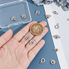 10Pcs Brass Snap Clasps KK-UN0001-73-4