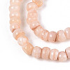 Natural Freshwater Shell Dyed Beads Strands SHEL-T020-29B-05-3