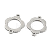 304 Stainless Steel Connector Charms STAS-P344-08P-2