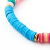Handmade Polymer Clay Heishi Beads Stretch Bracelets Sets BJEW-SZ0001-59-19