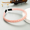 Bling Bling Glass Beaded Hairband OHAR-PW0007-27F-1