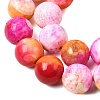 Natural Agate Beads Strands G-Z145-B01-14mm-B-4