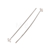 Brass Micro Pave Cubic Zirconia Stud Earring Findings CU-CBA4618-01P-01-2