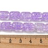 Transparent Crackle Glass Beads Strands GLAA-NH0001-04F-4